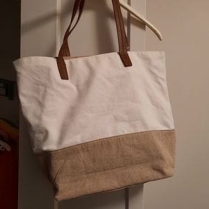 Brand new linen tote